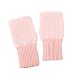 Maxbell Fingerless Typing Gloves Women Half Finger Gloves for Working Driving Sports Pink