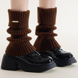 Maxbell Women's Leg Warmers Casual Thick Thermal Leg Covers Footless Socks
