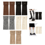 Maxbell Women's Leg Warmers Casual Thick Thermal Leg Covers Footless Socks