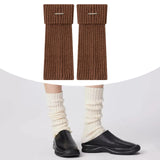 Maxbell Women's Leg Warmers Casual Thick Thermal Leg Covers Footless Socks
