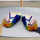 Maxbell Toe Slippers Winter Footwear Adorable Indoor Shoes for Carnival Travel Party