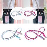 Maxbell Phone Lanyard DIY Crafting Supplies Phone Rope for Decorations Camera Adults Blue White Pink