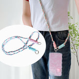 Maxbell Phone Lanyard DIY Crafting Supplies Phone Rope for Decorations Camera Adults Blue White Pink
