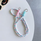 Maxbell Phone Lanyard DIY Crafting Supplies Phone Rope for Decorations Camera Adults Blue White Pink