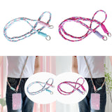 Maxbell Phone Lanyard DIY Crafting Supplies Phone Rope for Decorations Camera Adults Blue White Pink
