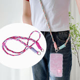 Maxbell Phone Lanyard DIY Crafting Supplies Phone Rope for Decorations Camera Adults Rose Pink Grey