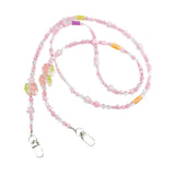 Maxbell Beaded Phone Lanyard String for Women Men Decoration with Buckle Phone Chain