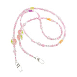 Maxbell Beaded Phone Lanyard String for Women Men Decoration with Buckle Phone Chain