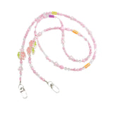 Maxbell Beaded Phone Lanyard String for Women Men Decoration with Buckle Phone Chain