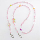 Maxbell Beaded Phone Lanyard String for Women Men Decoration with Buckle Phone Chain