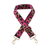 Maxbell Wide Purse Strap Leopard Printed Clutch Replacement for Making DIY Repairing