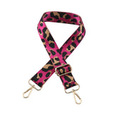 Maxbell Wide Purse Strap Leopard Printed Clutch Replacement for Making DIY Repairing