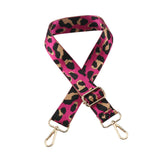 Maxbell Wide Purse Strap Leopard Printed Clutch Replacement for Making DIY Repairing