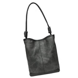 Maxbell Womens Leather Bucket Bag Handbag Travel Tote for Vacation Outdoor Commuting