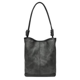 Maxbell Womens Leather Bucket Bag Handbag Travel Tote for Vacation Outdoor Commuting