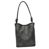 Maxbell Womens Leather Bucket Bag Handbag Travel Tote for Vacation Outdoor Commuting