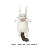 Maxbell Cute Plush Animal Cat Backpack Stuffed Animals Backpack Cat Stuffed Toy Gray