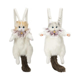 Maxbell Cute Plush Animal Cat Backpack Stuffed Animals Backpack Cat Stuffed Toy Gray