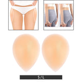 Maxbell 1 Pair Silicone Hip Pads Women Fake Buttocks for Single Board Roller Skating S