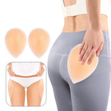 Maxbell 1 Pair Silicone Hip Pads Women Fake Buttocks for Single Board Roller Skating L