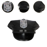 Maxbell Cosplay Adults Police Officer Hat Holidays Costume Accessory Policewoman Cap