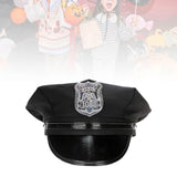 Maxbell Cosplay Adults Police Officer Hat Holidays Costume Accessory Policewoman Cap