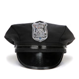 Maxbell Cosplay Adults Police Officer Hat Holidays Costume Accessory Policewoman Cap