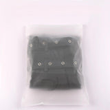 Maxbell Men's Punk Skirt Black Adjustable Waist Belt Male Steampunk Daily Half Skirt 3XL