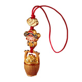 Maxbell Fortunate God Keychain Bag Accessories Lightweight Creative Hanging Ornament