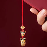 Maxbell Fortunate God Keychain Bag Accessories Lightweight Creative Hanging Ornament