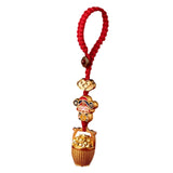 Maxbell Fortunate God Keychain Portable Hanging Ornament for Handbag Backpack Wallet