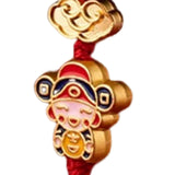 Maxbell Fortunate God Keychain Portable Hanging Ornament for Handbag Backpack Wallet