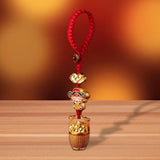 Maxbell Fortunate God Keychain Portable Hanging Ornament for Handbag Backpack Wallet