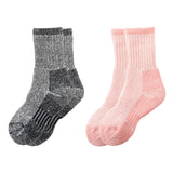 Maxbell 3 Pairs Kids Wool Socks Thermal Crew Socks for Hiking Outdoor Activities Ski Black 28 to 32