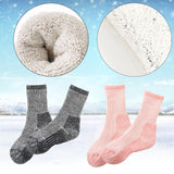 Maxbell 3 Pairs Kids Wool Socks Thermal Crew Socks for Hiking Outdoor Activities Ski Black 28 to 32