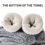 Maxbell 3 Pairs Kids Wool Socks Thermal Crew Socks for Hiking Outdoor Activities Ski Black 28 to 32