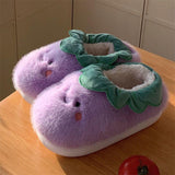 Maxbell Women Winter Slippers Casual Cartoon House Slippers for Floor Indoor Bedroom 36 37