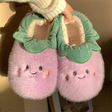 Maxbell Women Winter Slippers Casual Cartoon House Slippers for Floor Indoor Bedroom 38 39
