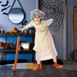Maxbell Old Lady Costume for Kids Cute Halloween Costumes for Festival Themed Events 110cm