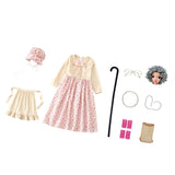 Maxbell Old Lady Costume for Kids Cute Halloween Costumes for Festival Themed Events 110cm