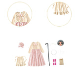 Maxbell Old Lady Costume for Kids Cute Halloween Costumes for Festival Themed Events 120cm