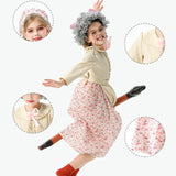 Maxbell Old Lady Costume for Kids Cute Halloween Costumes for Festival Themed Events 130cm
