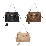 Maxbell Women Shoulder Bag with Adjustable Shoulder Strap for Party Commuting Street Black