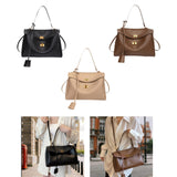 Maxbell Women Shoulder Bag with Adjustable Shoulder Strap for Party Commuting Street Black