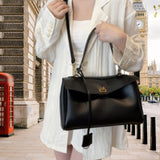 Maxbell Women Shoulder Bag with Adjustable Shoulder Strap for Party Commuting Street Black