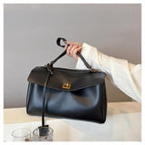 Maxbell Women Shoulder Bag with Adjustable Shoulder Strap for Party Commuting Street Black
