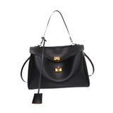 Maxbell Women Shoulder Bag with Adjustable Shoulder Strap for Party Commuting Street Black