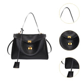 Maxbell Women Shoulder Bag with Adjustable Shoulder Strap for Party Commuting Street Black