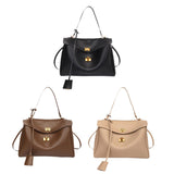 Maxbell Women Shoulder Bag with Adjustable Shoulder Strap for Party Commuting Street Black
