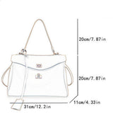 Maxbell Women Shoulder Bag with Adjustable Shoulder Strap for Party Commuting Street Brown